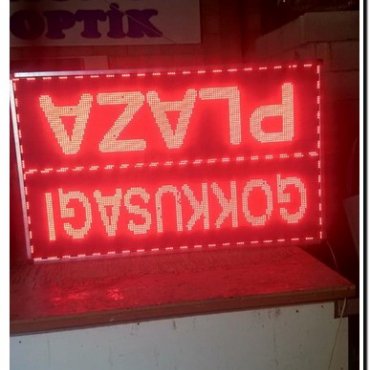 KAYAN YAZI LED TABELADAN KARELER