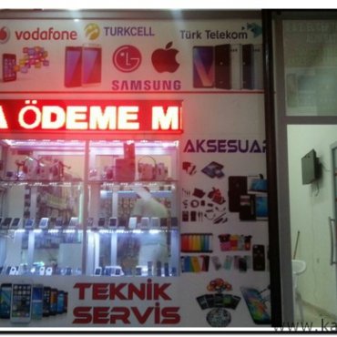 KAYAN YAZI LED TABELADAN KARELER