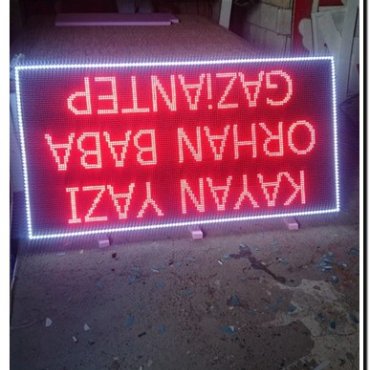 KAYAN YAZI LED TABELADAN KARELER
