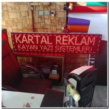 KAYAN YAZI LED TABELADAN KARELER