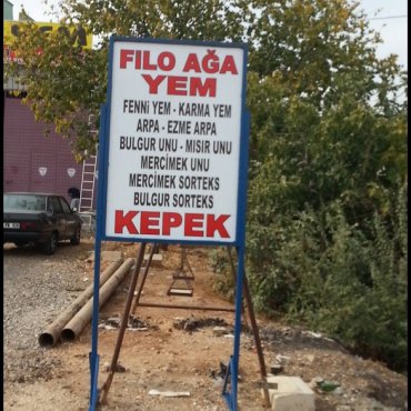 yönlendirme levhaları & afiş