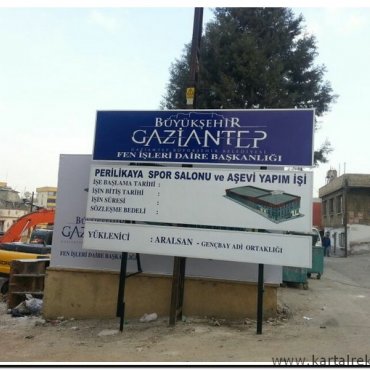 İNŞAAT TABELA İMALATINDAN KARELER