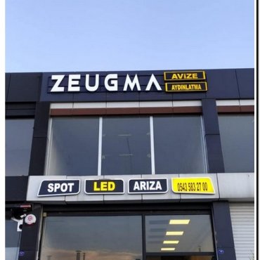 PLEKSİ KUTU HARFLİ TABELA 