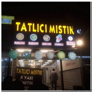 PLEKSİ KUTU HARFLİ TABELA 