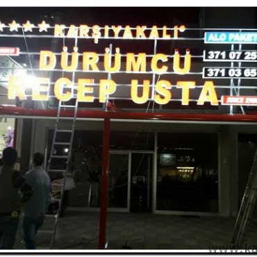 PLEKSİ KUTU HARFLİ TABELA 
