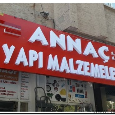 PLEKSİ KUTU HARFLİ TABELA 