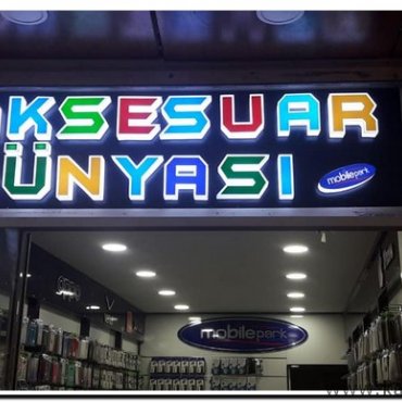 PLEKSİ KUTU HARFLİ TABELA 