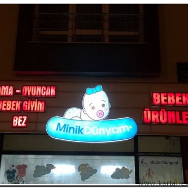 PLEKSİ KUTU HARFLİ TABELA 