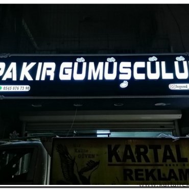 PLEKSİ KUTU HARFLİ TABELA 